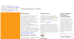 Desktop Screenshot of monoconc.com